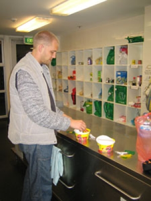 Erstes Essen im Hostel